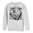 thumbnail image 1 of Men's Lion King Mufasa Stripe Profile  Sweatshirt White X Large, 1 of 3