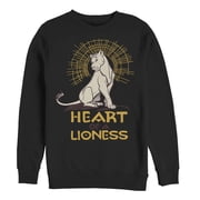 Mens Lion King Nala Heart of Lioness Sweatshirt Black Medium