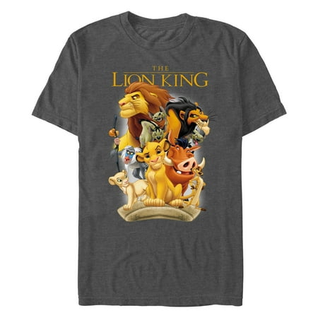 Men's Lion King Pride Land Characters Graphic T-Shirt