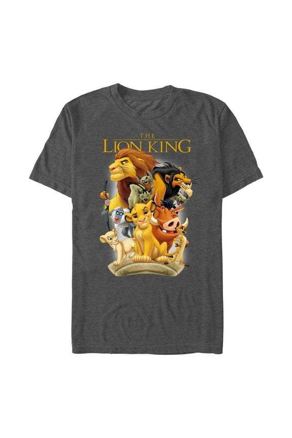 Men's Lion King Pride Land Characters Graphic T-Shirt