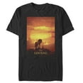 thumbnail image 1 of Men's Lion King Pride Rock Movie Poster  Graphic Tee Black 5X Large, 1 of 4