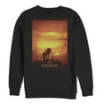 thumbnail image 1 of Men's Lion King Pride Rock Movie Poster  Sweatshirt Black X Large, 1 of 3