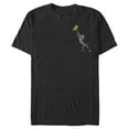 thumbnail image 1 of Men's Lion King Rafiki Simba Badge  Graphic Tee Black 5X Large, 1 of 4