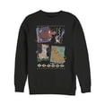 thumbnail image 1 of Men's Lion King Retro 90's Savannah Friends  Sweatshirt Black Large, 1 of 3