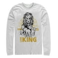 thumbnail image 1 of Men's Lion King Savannah Sunset Crew  Long Sleeve Shirt White 2X Large, 1 of 3