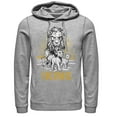thumbnail image 1 of Men's Lion King Savannah Sunset Crew  Pull Over Hoodie Athletic Heather X Large, 1 of 3