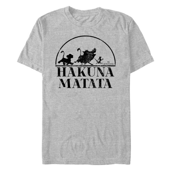 Men's Lion King Silhouette Hakuna Matata  Graphic T-Shirt