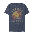 thumbnail image 1 of Men's Lion King Simba Hakuna Matata  Graphic Tee Navy Blue Heather Medium, 1 of 3