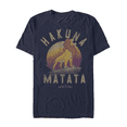 thumbnail image 1 of Men's Lion King Simba Hakuna Matata  Graphic Tee Navy Blue Large, 1 of 4
