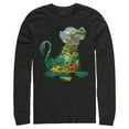 thumbnail image 1 of Men's Lion King Simba Silhouette Pride Rock  Long Sleeve Shirt Black 2X Large, 1 of 3