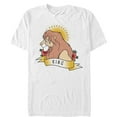 thumbnail image 1 of Men's Lion King Valentine Simba King  Graphic Tee White 2X Large, 1 of 4