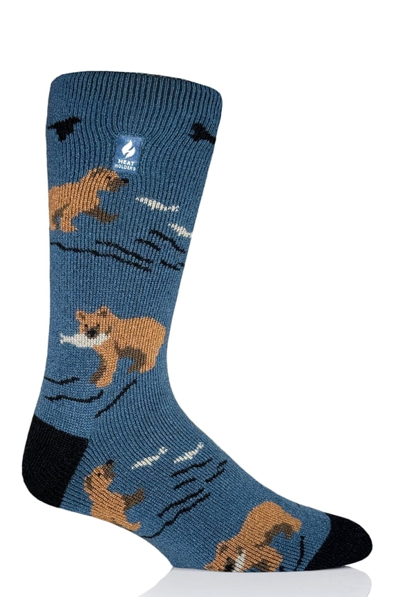 Men's Lite John Bears Novelty Crew Sock