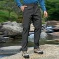 thumbnail image 1 of Men's Lite Waterproof Windproof Fleece Lined Warm Hiking Ski Snow Pants Expandable-Waist Gray M, 1 of 9