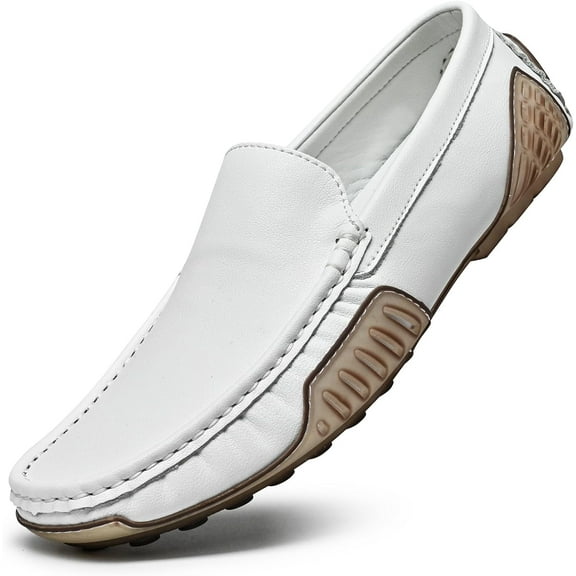 Men's Loafers Casual Shoes Slip On Driving Loafers Penny Loafers with Rubber Sole Soft Light-Weight Flats Boat Free Shoes…