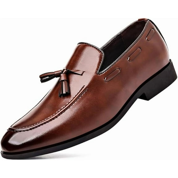 Men's Loafers Dress Shoes Loafers Formal Tassels Business Casual Tuxedo Shoes