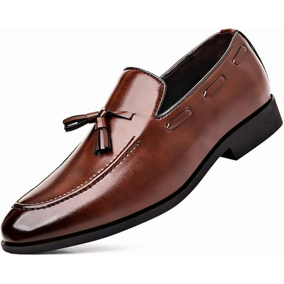 Men's Loafers Dress Shoes Loafers Formal Tassels Business Casual Tuxedo Shoes