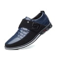 thumbnail image 1 of Men's Loafers Premium Leather Comfort Business Casual Oxford Shoes Office Working Driving Walking Shoe 14.0 Blue, 1 of 1