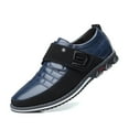 thumbnail image 1 of Men's Loafers Premium Leather Comfort Business Casual Oxford Shoes Office Working Driving Walking Shoe 9.5 Blue, 1 of 1