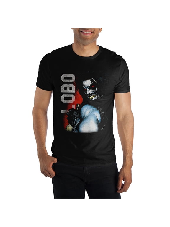 Men's Lobo DC Comics Shirt-X-Large