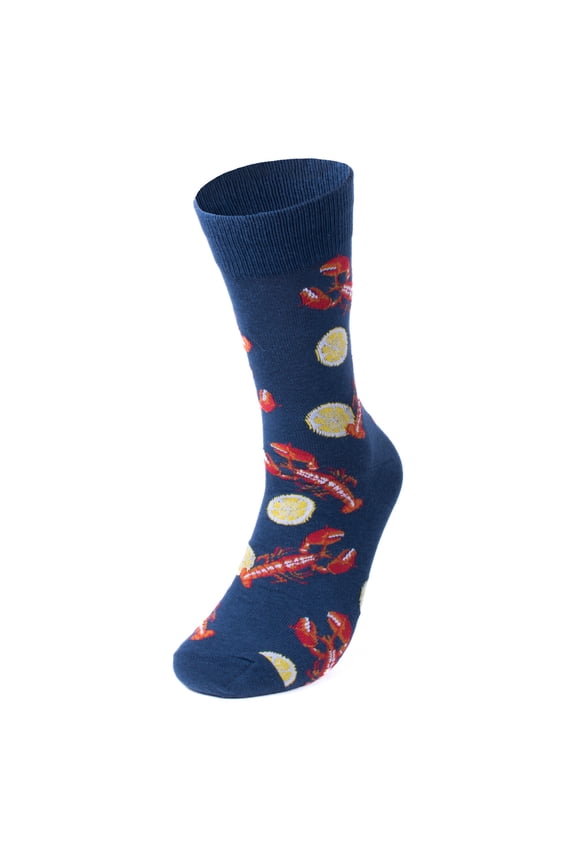 Men's Lobster and Lemon Novelty Socks