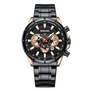 Men's Locomotive Waterproof Luminous Chronograph Multi-Pointer Quartz Watch