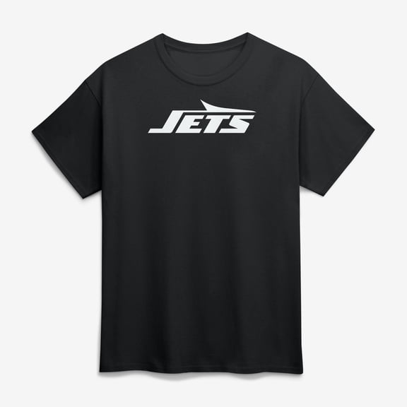 Men's Logo Athletic Black New York Jets Primary Logo T-Shirt