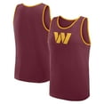 thumbnail image 1 of Men's Logo Athletic Burgundy Washington Commanders Unmatched Success Tank Top, 1 of 3