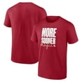 thumbnail image 1 of Men's Logo Athletic Crimson Oklahoma Sooners More Sooner Magic T-Shirt, 1 of 3