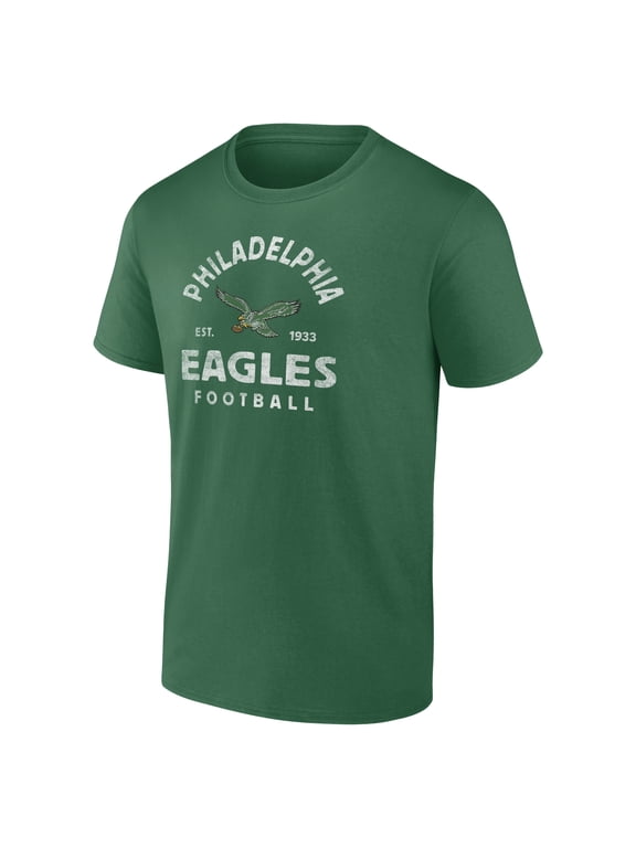 Men's Logo Athletic Kelly Green Philadelphia Eagles Vintage Arch T-Shirt