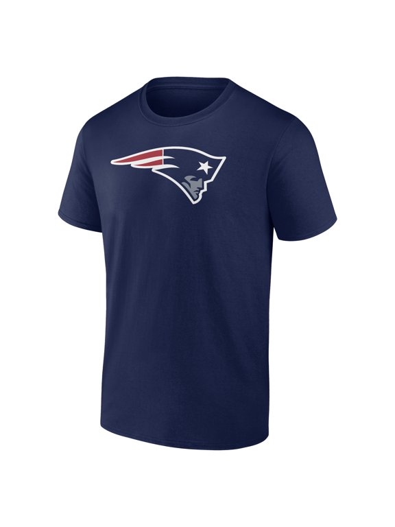 Men's Logo Athletic Navy New England Patriots Primary Logo T-Shirt