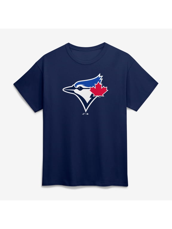 Men's Logo Athletic Navy Toronto Blue Jays Official Logo T-Shirt