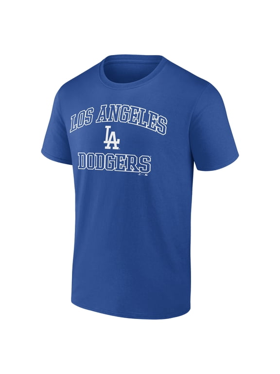 Men's Logo Athletic Royal Los Angeles Dodgers Heart and Soul T-Shirt