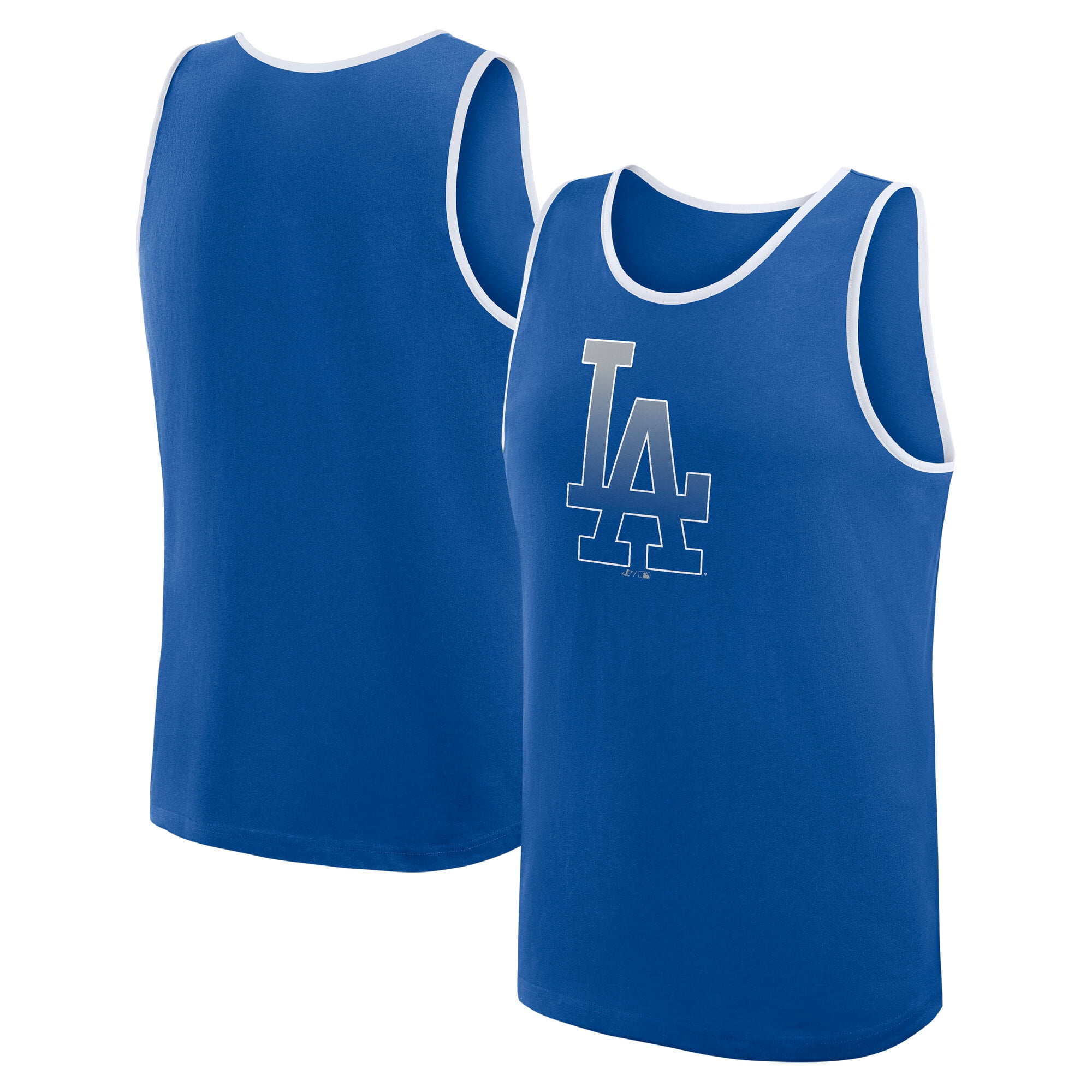 Los Angeles Dodgers タンクトップ mens-new-era-gray-los-angeles-