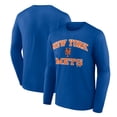 thumbnail image 1 of Men's Logo Athletic Royal New York Mets Heart & Soul Long Sleeve T-Shirt, 1 of 3