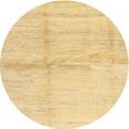 thumbnail image 1 of Ahgly Company Machine Washable Indoor Round Contemporary Mustard Yellow Area Rugs, 5' Round, 1 of 7