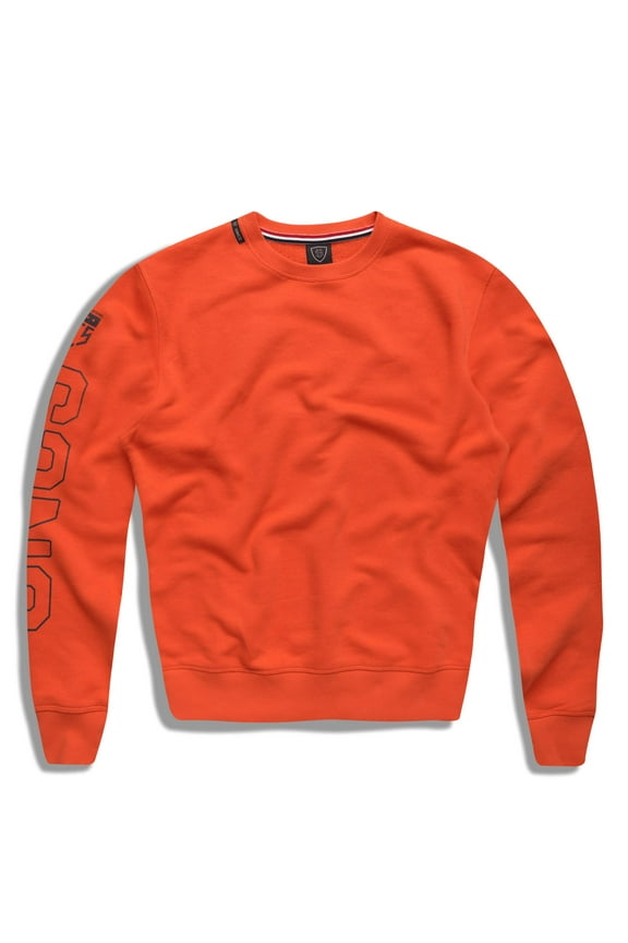 Men's Logo Sleeve Overhead Long Sleeve Sweatshirt, Cotton, UNCS - Unlimited Clothing Style