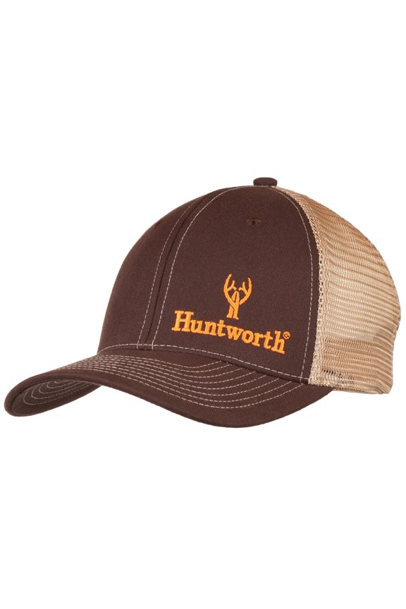 Mens Logo Trucker Cap (Brown)