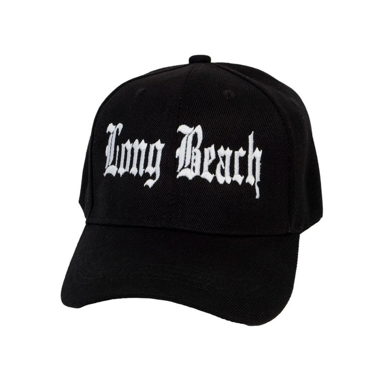 Men's Long Beach Cap Old English Adjustable Snapback Curved Hat