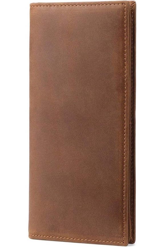 Men's Long Bifold Wallet RFID Blocking Card Holder