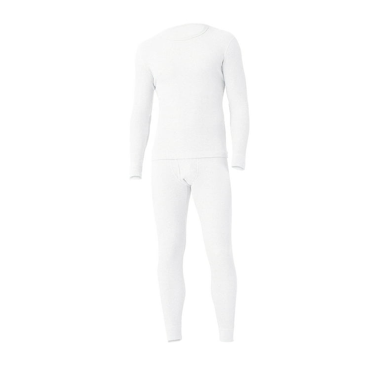 Mens THERMAL Long Sleeve Top COTTON Underwear Warm Winter Thermals In - Foto 9