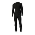 thumbnail image 1 of Men's Long Johns Waffle Knit Thermal Winter Cotton Top Bottom Underwear 2 Pcs Set, 1 of 4