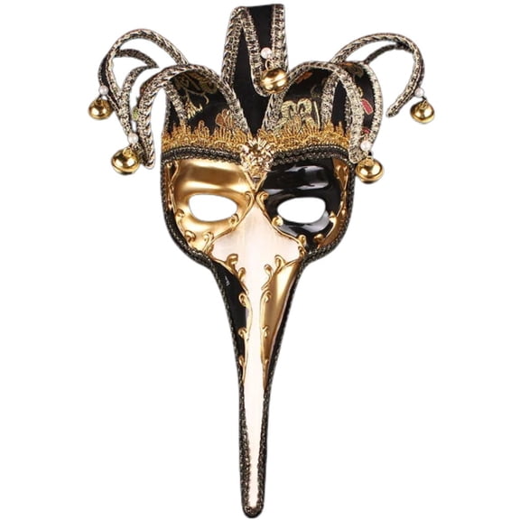 Men's Long-Nose Decorative Masks, Venetian Masks, Party Decoration Venetian Masks, Carnival Masks