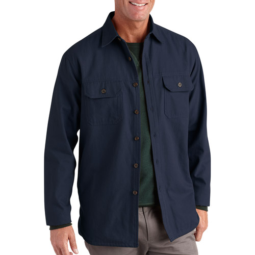 Men's Long Sleeve Canvas Shirt - Walmart.com