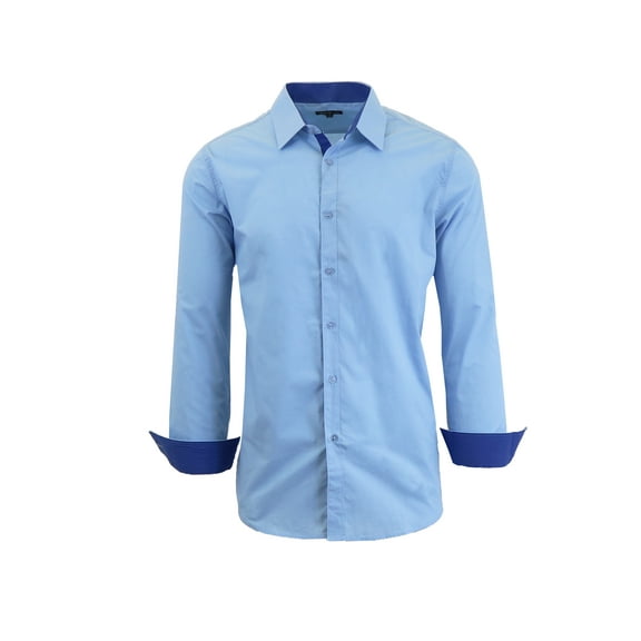 Men's Long Sleeve Casual Dress Shirt