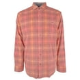 thumbnail image 1 of Men's Long Sleeve Coastline Cord Redwood Check Camp Shirt Medium, 1 of 5