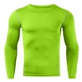 thumbnail image 1 of Men's Long Sleeve Compression Shirts Gym Athletic Gym Undershirts Active Baselayer Sport Top Shirt, 1 of 3