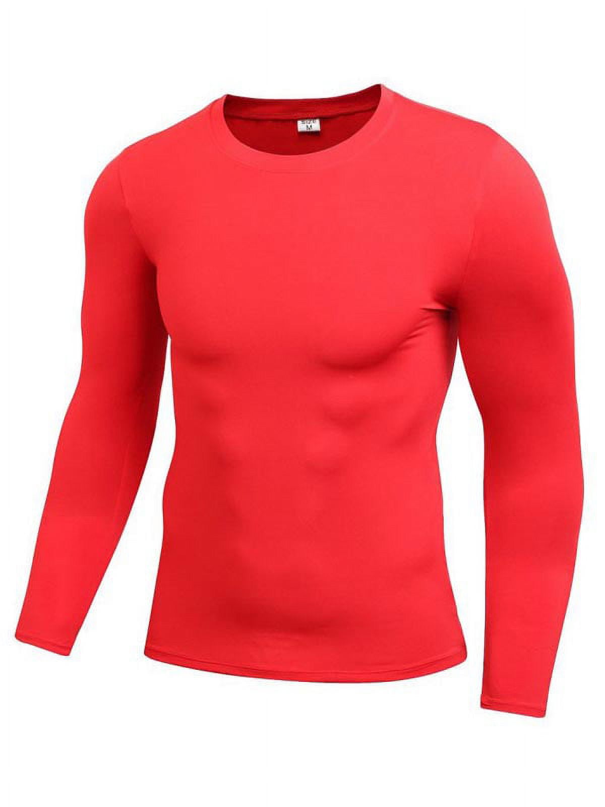Men's Long Sleeve Compression Shirts Tight Sports Tops