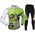 thumbnail image 1 of Men's Long Sleeve Cycling Jersey Breathable Road Bike Shirt for Bicycle Riding Comfortable Fit, 1 of 9