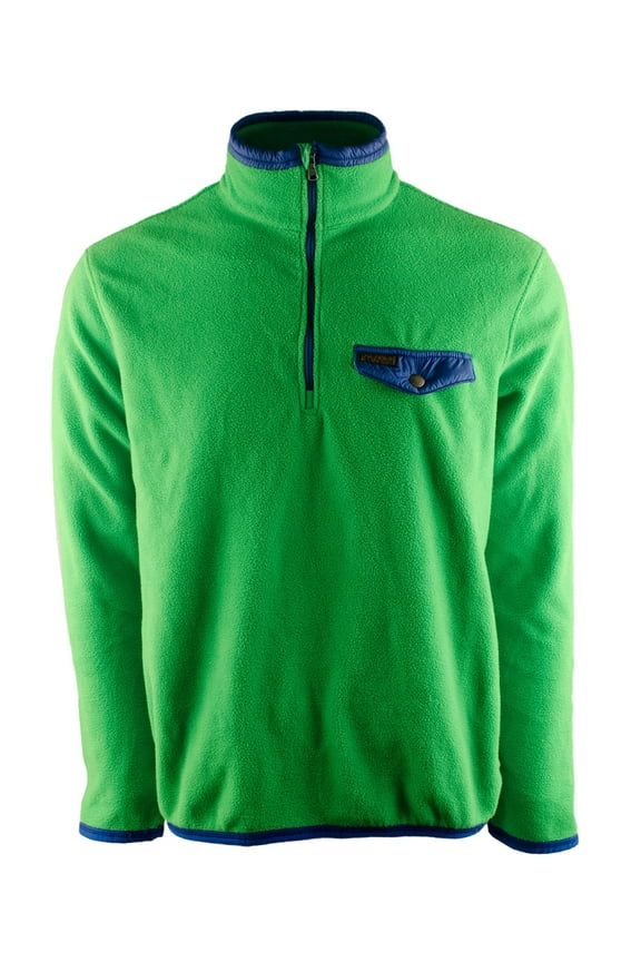 Men's Long Sleeve Half-Zip Fleece Pullover-G-XL