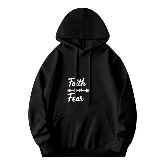 Men's Long Sleeve Hoodie Pullover Sweatshirt with Pockets - Graphic Design Relaxed Fit Drawstring Hood